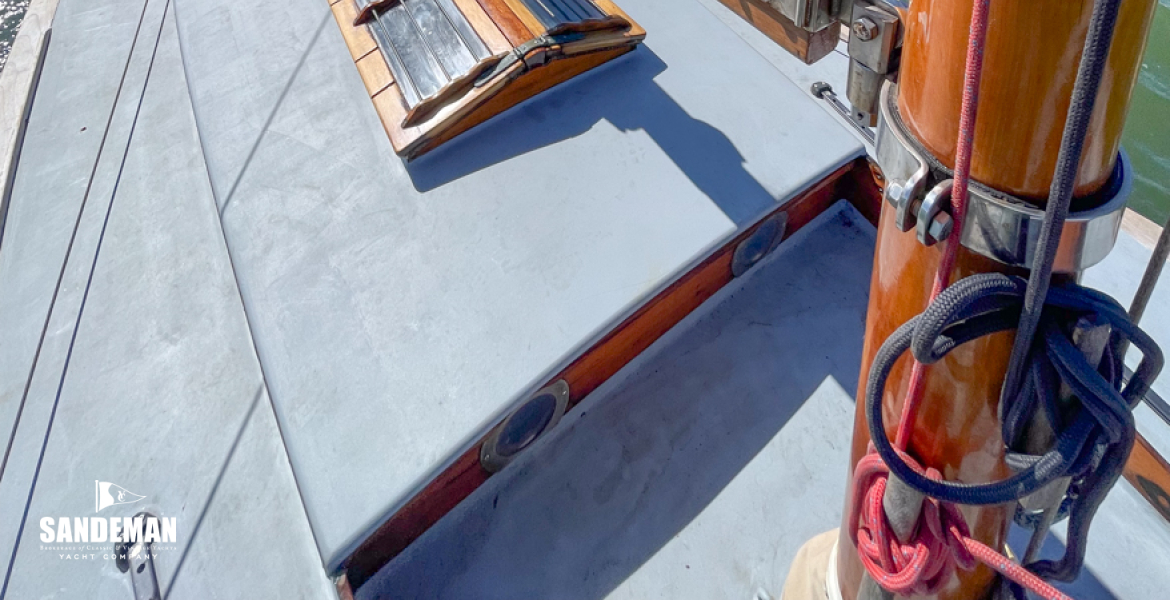 View aft from mast
