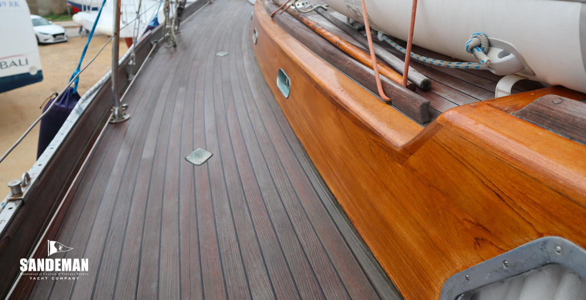 Port side deck view forward
