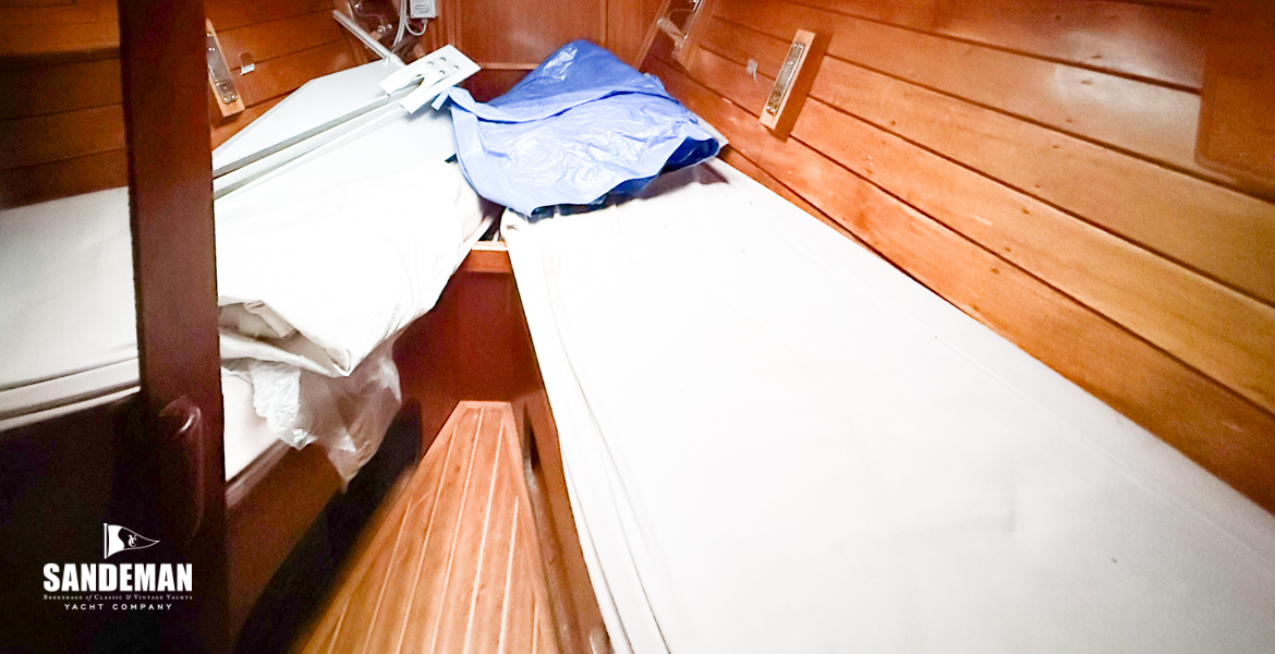 Crew cabin view forward