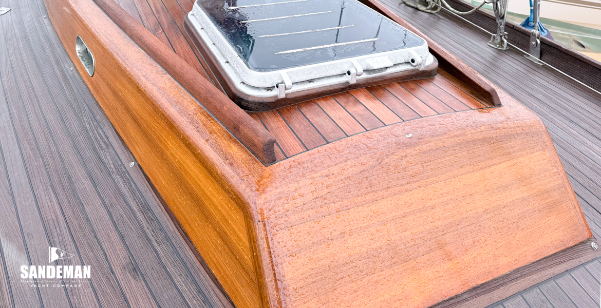 View aft over trunk cabin