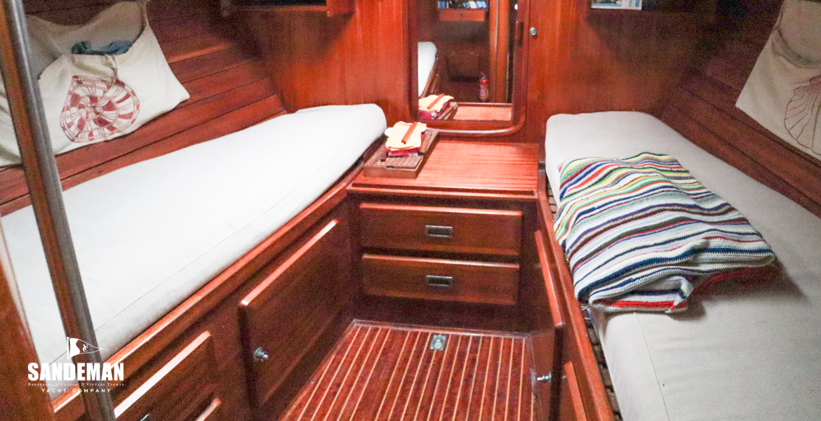 Fore cabin view forward