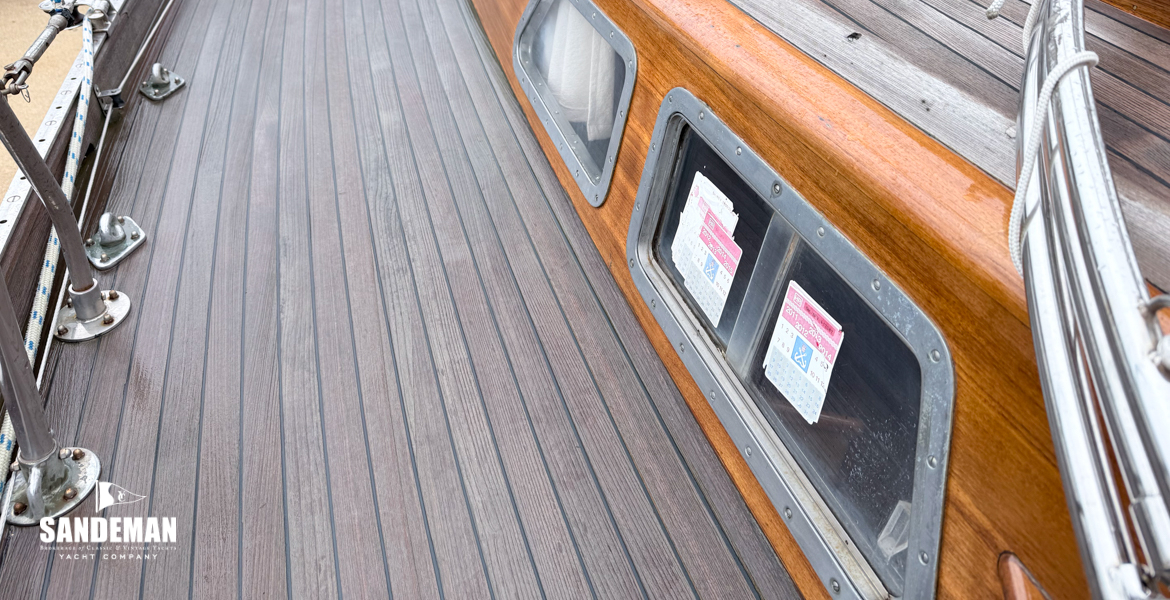 Port side deck view forward
