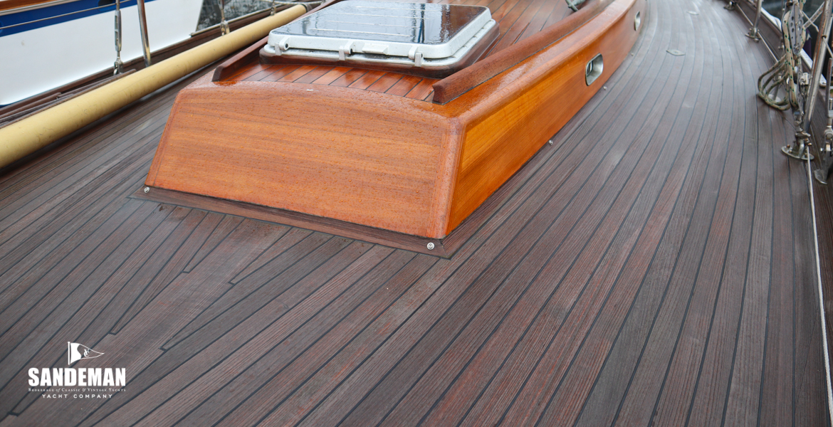 View aft over trunk cabin