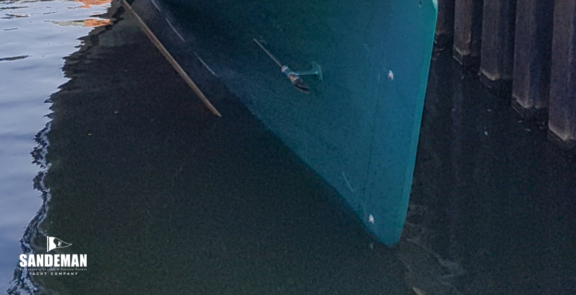 Hauled out from aft