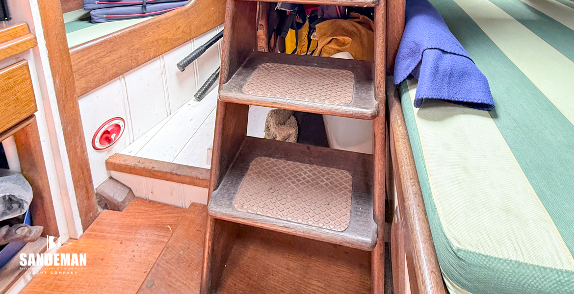 Aft to companionway
