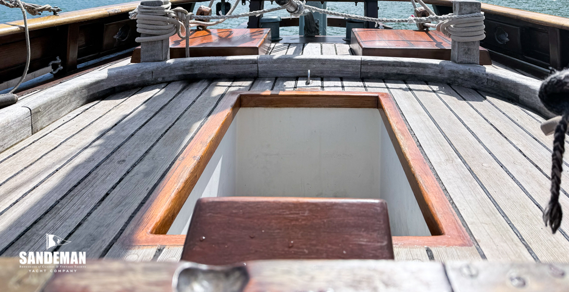 View to cockpit from companionway