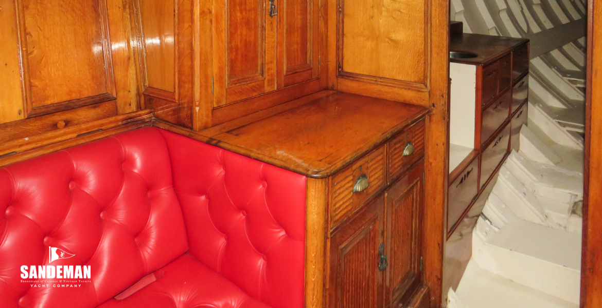 Port sideboard and forward to fo'c'sle
