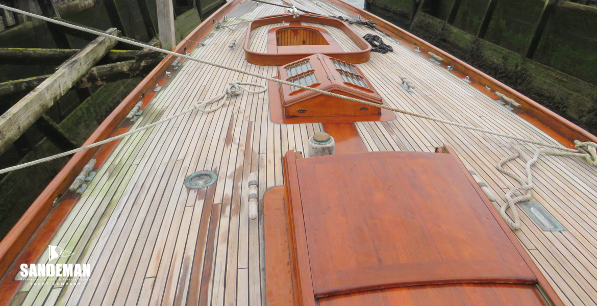 Companionway view aft