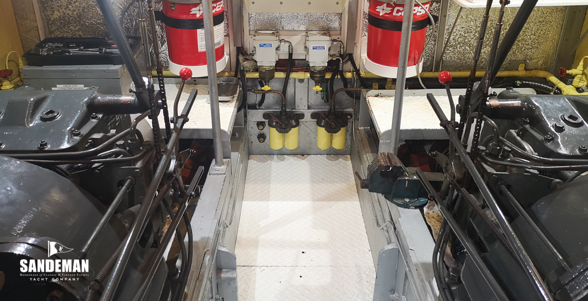 Engine room aft