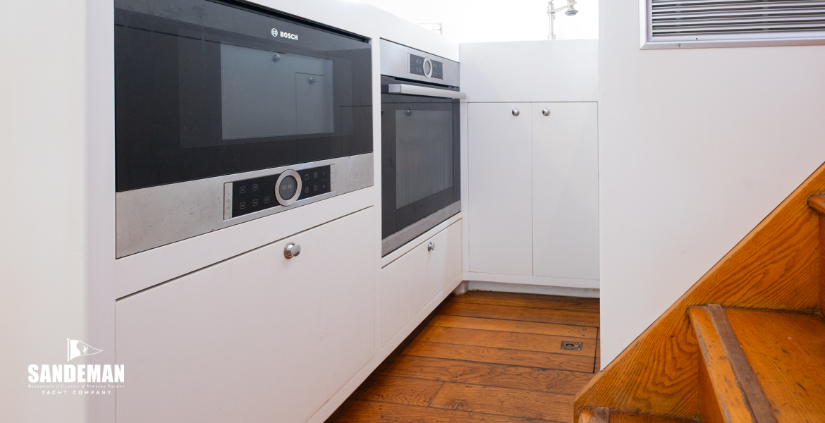 Down forward to galley