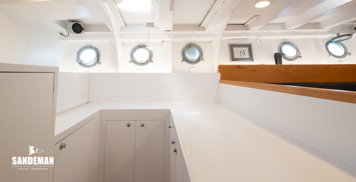 Galley to port