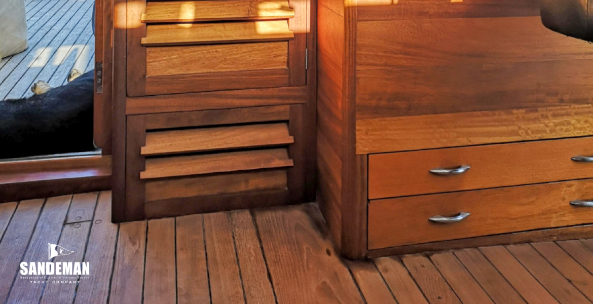 Wheelhouse view aft
