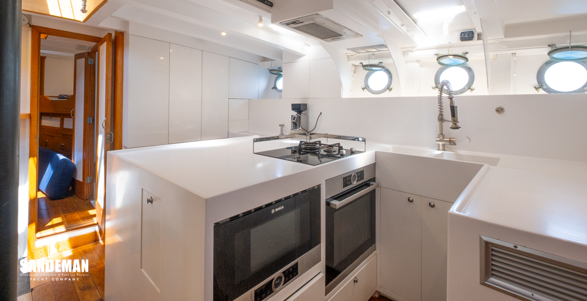 Galley view forward to starboard