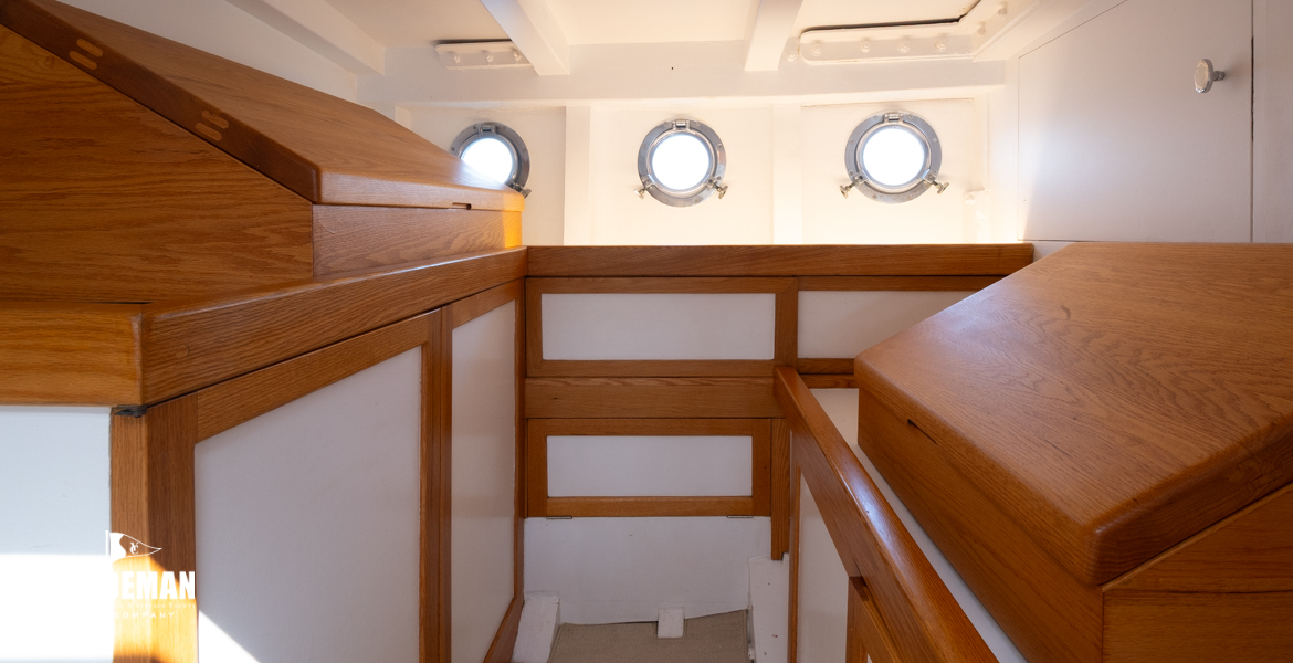 Owner cabin view to starboard