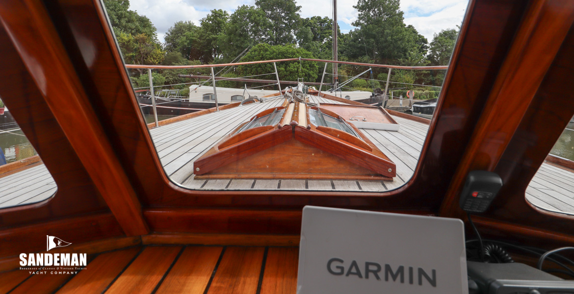 View forward from helm