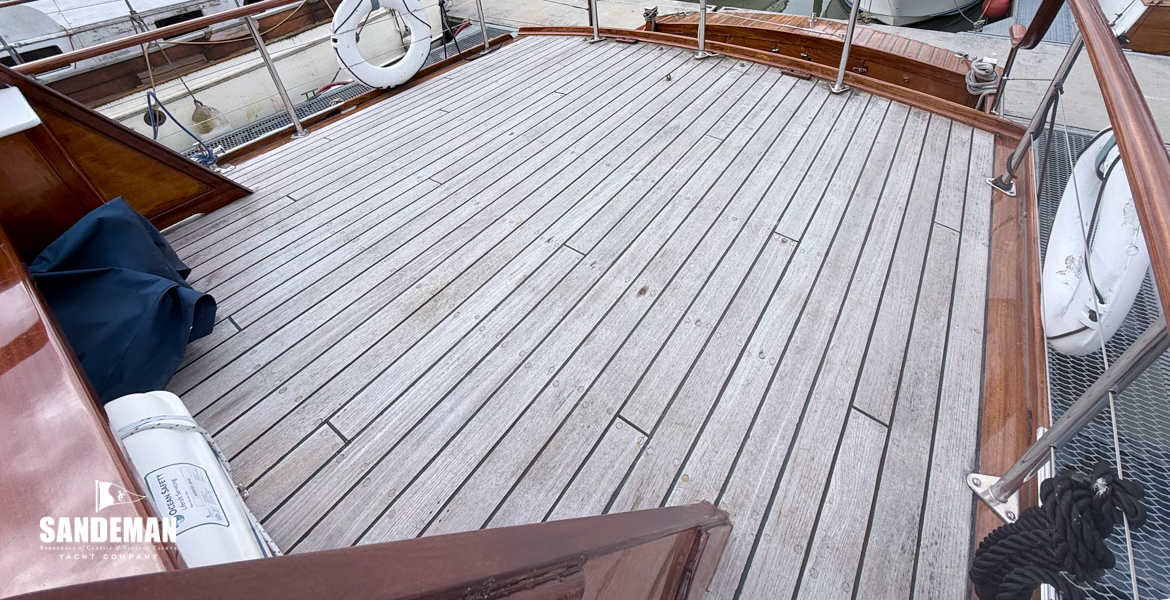 Aft deck view aft