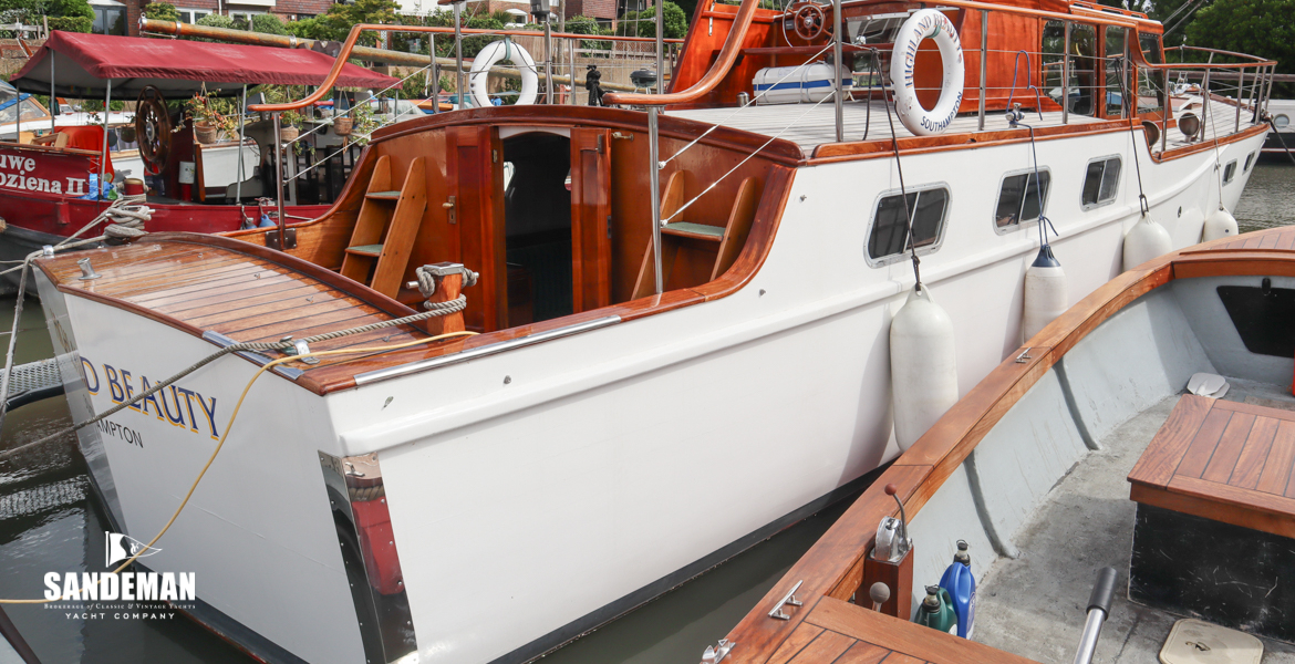 Starboard quarter berthed