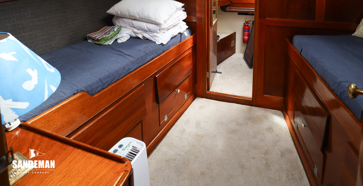 Owner cabin view forward