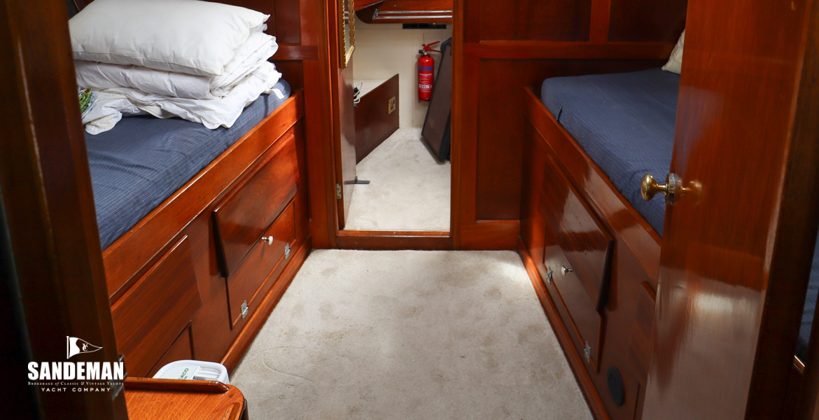 Owner cabin view forward