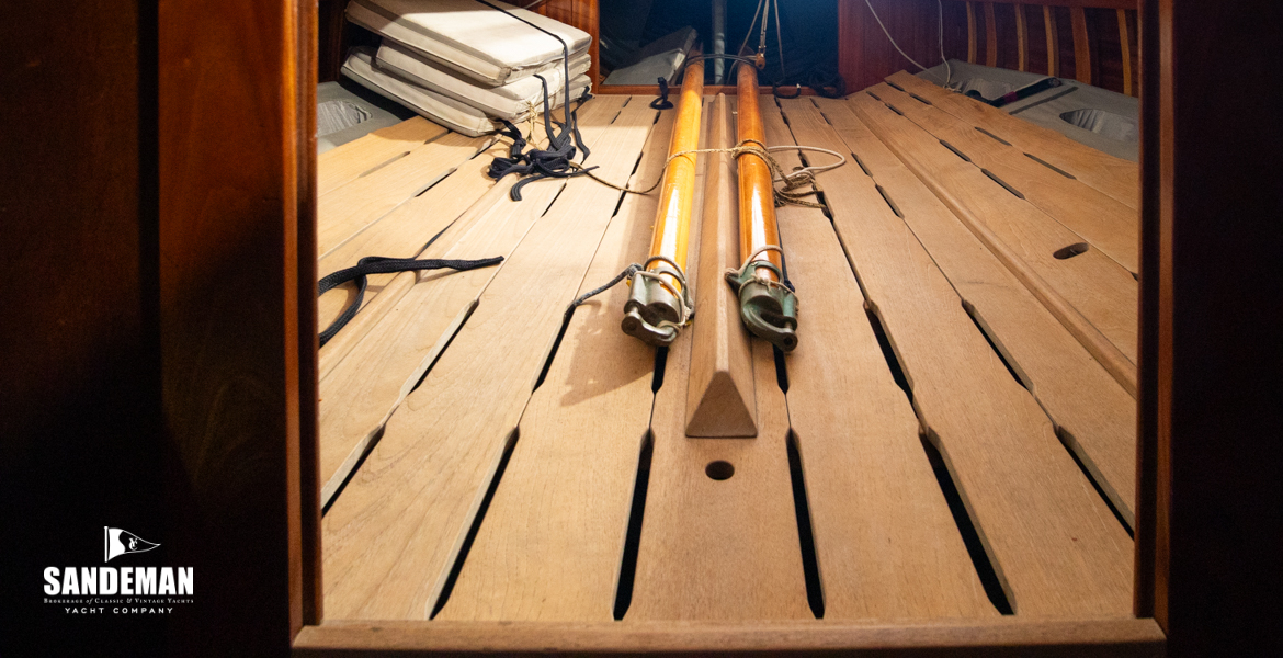 Cockpit view aft from companionway