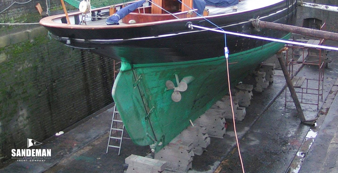At Tommi Neilsen's drydock [Photo: Steve Cogdell, BCPC FB Group]