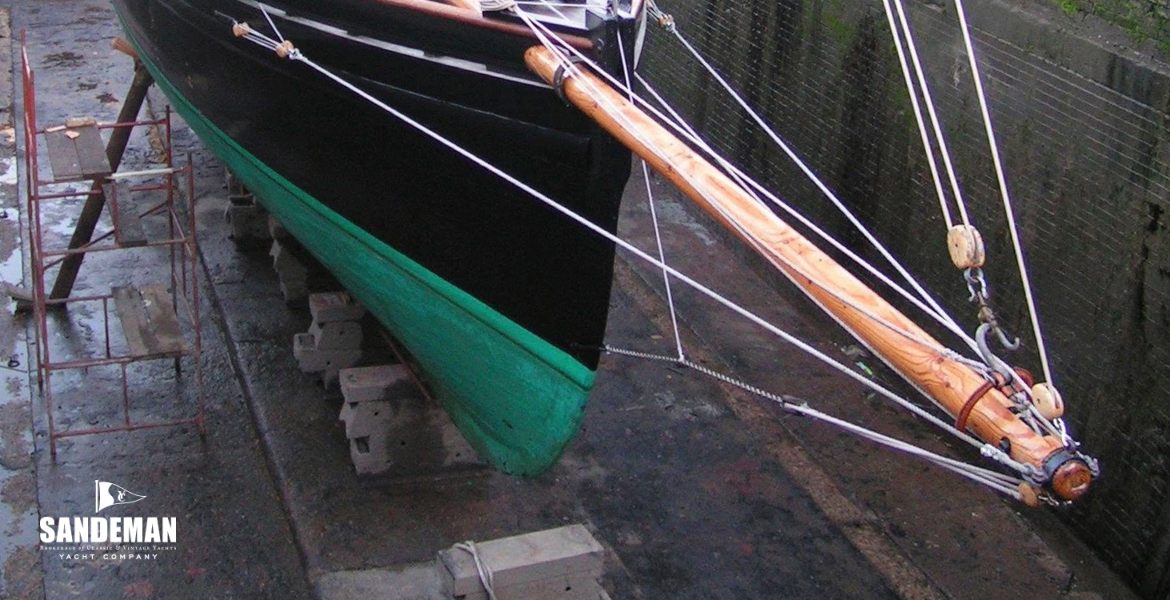 At Tommi Neilsen's drydock [Photo: Steve Cogdell, BCPC FB Group]