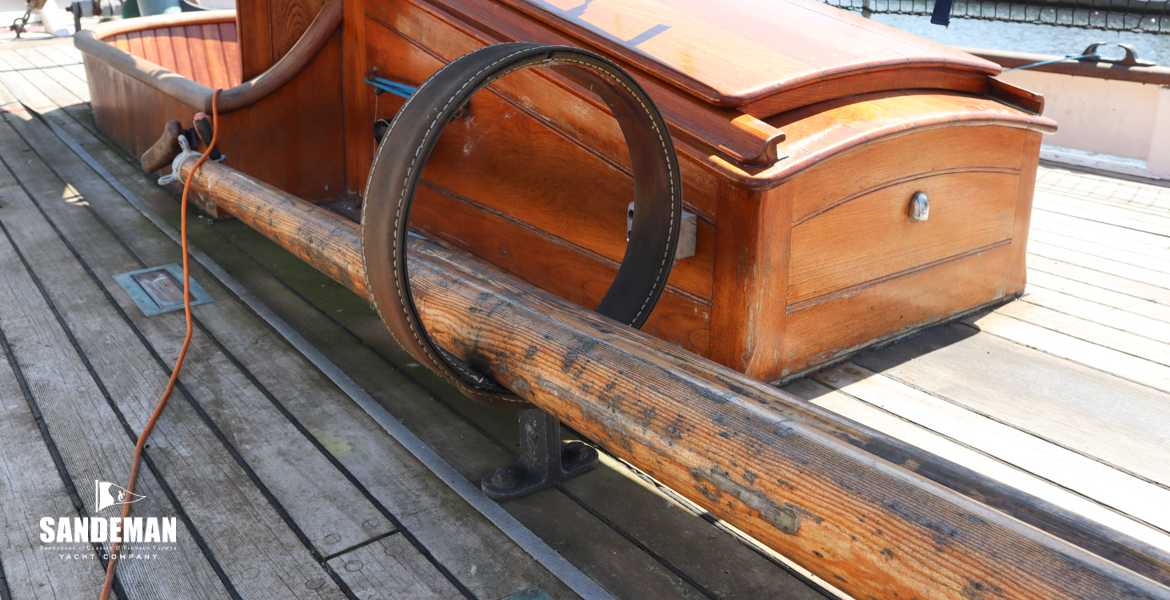 Companionway hatch view aft