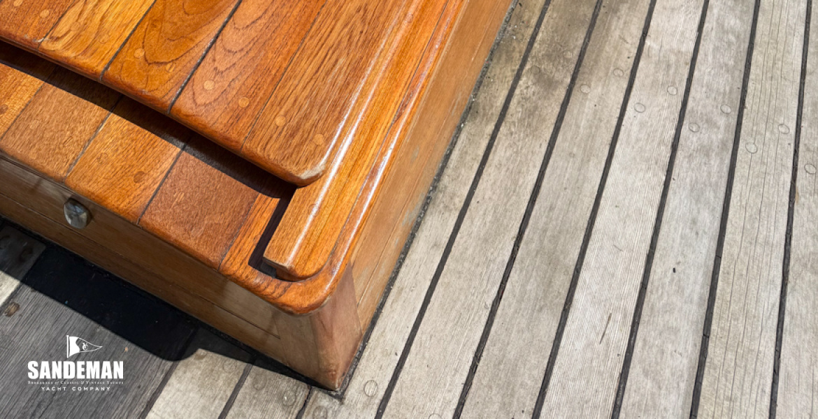Companionway hatch view aft