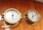 Clock and barometer