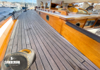 Port side deck view forward