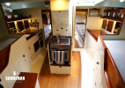 Galley/ forecabin view aft