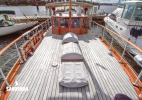 Forward deck view aft