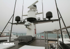 Wheelhouse roof view aft