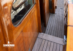 Starboard side deck view forward