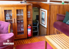 Deck saloon view forward to forward accommodation