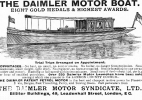 The Daimler Motor Syndicate Ltd advert 1894