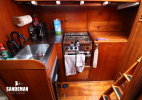 Galley/ lobby view to starboard