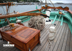 Aft deck and helm view aft