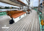 Starboard side deck view forward