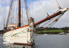 Starboard bow moored