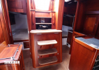 View aft to companionway and aft quarter cabins