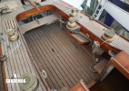 Cockpit view aft