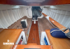 Accommodation view forward from companionway
