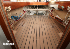 Cockpit view aft from companionway