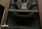 Anchor stowage in saloon bilge