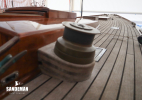 Starboard side deck view forward