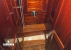 Shower compartment to port
