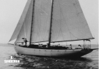 Trial sail off Belize City, 1947