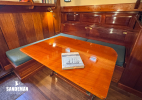 Saloon to port with table