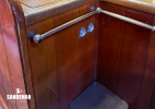 Galley to port - view aft
